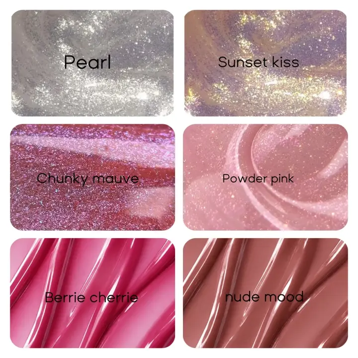 Brush tube lipgloss