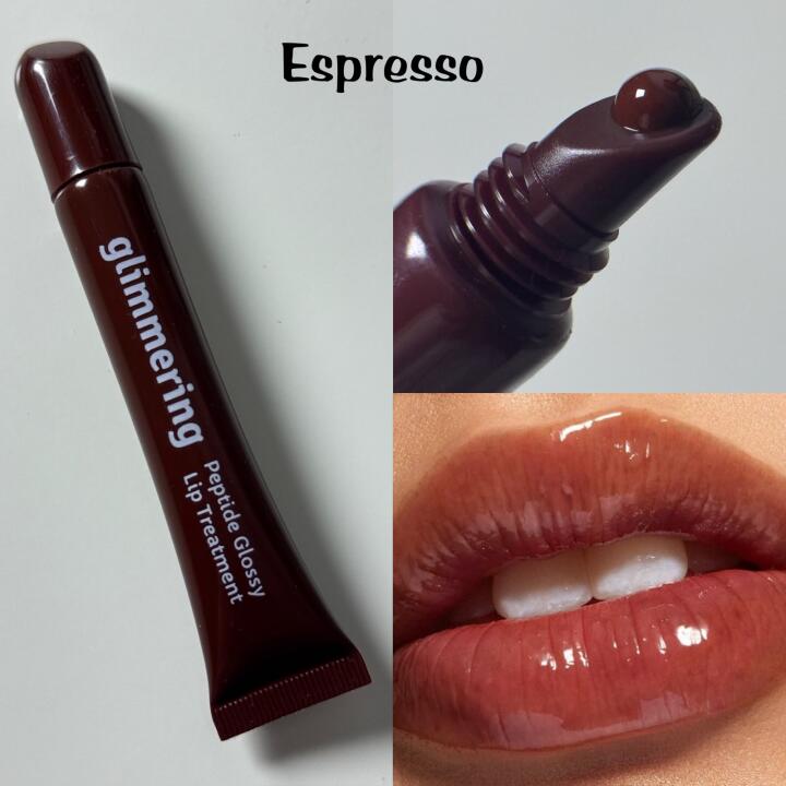 Peptide glossy lip treatment